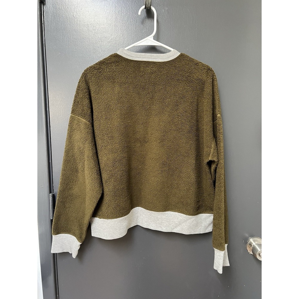 Toad&Co Women's Crew Sweatshirt Pullover Size L Green - Picture 4 of 4